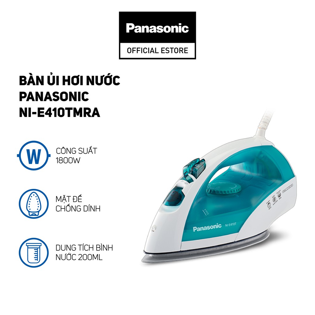 Bàn Ủi Hơi Nước Panasonic PABU-NI-E410TMRA - Bảo Hành 12 Tháng - Hàng Chính Hãng