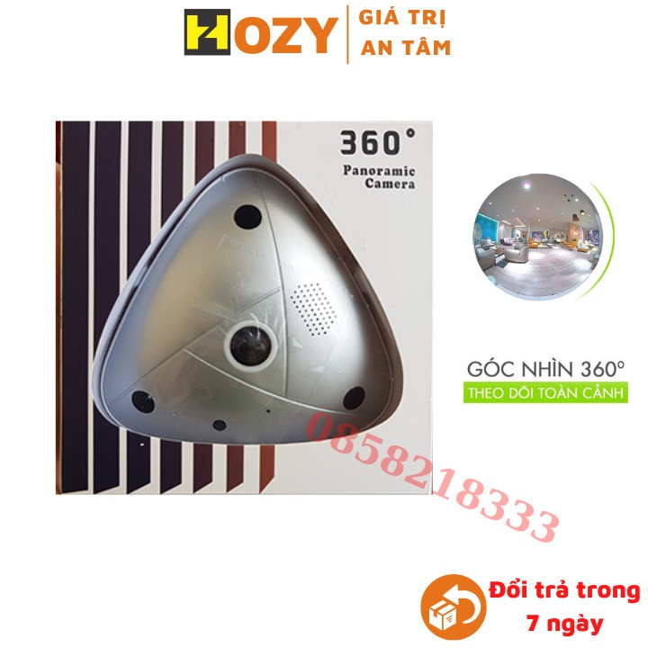 Camera Wifi ốp trần 360 quay toàn cảnh panoramic vr360 1080p