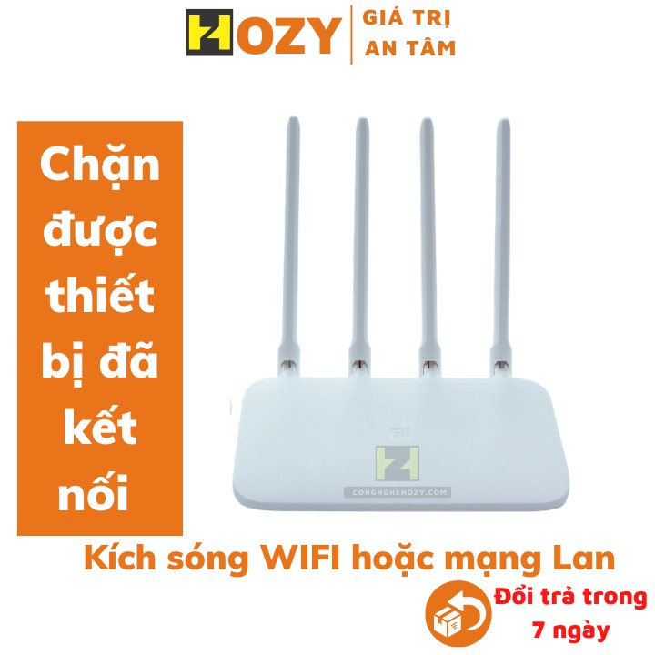 Bộ phát wifi Router Xiaomi Gen 4C 2 chức năng, dây mạng Lan hoặc thu phát wifi