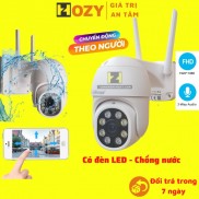 Camera wifi ngoài trời chống nước PTZ Srihome FullHD1080 xoay 360 độ có đèn Led quay đêm có màu