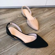 Sandal trơn quai sau 2p