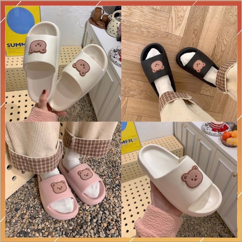 Dép bánh mì hình Gấu xinh