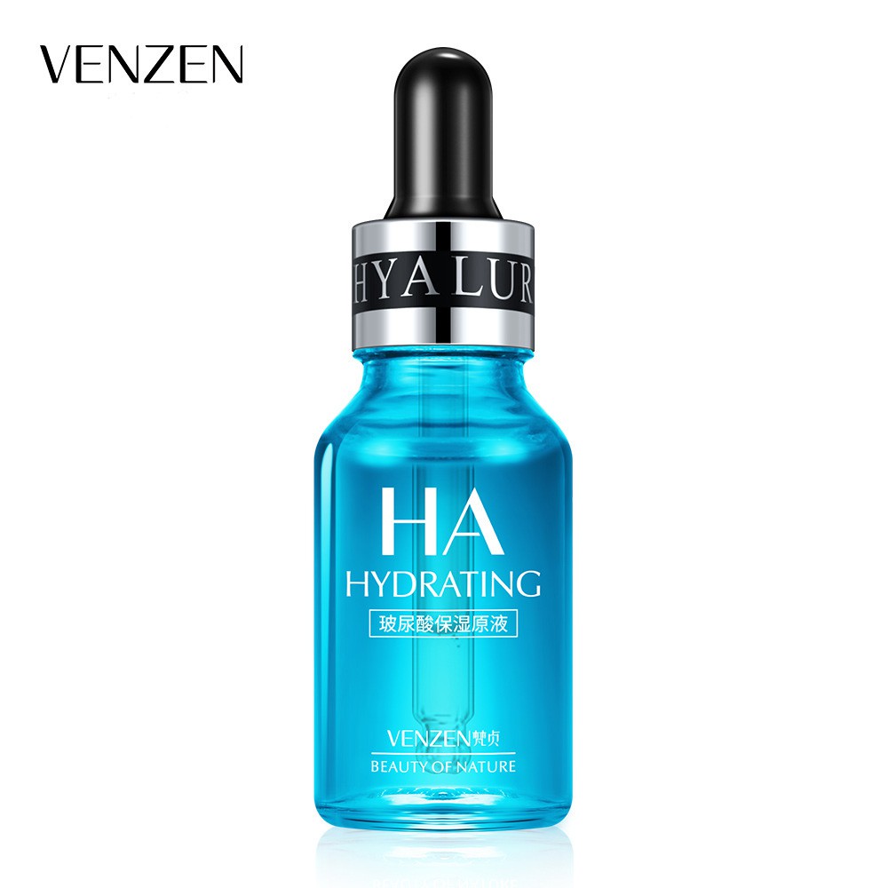 Tinh chất VENZEN axit hyaluronic dưỡng ẩm làm trắng da nâng cơ chống nếp nhăn chăm sóc da khô 15ml