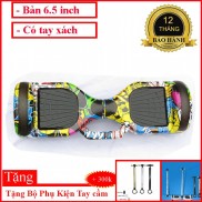 Xe điện tự cân bằng Xe cân bằng điện 2 bánh lớn 6.5 inch - Nhạc - Bluetooth