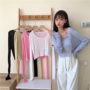 Áo Khoác Len Dài Tay Chống Nắng Thời Trang Mùa Hè Dành Cho Nữ