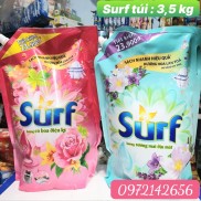 ❤️XẢ LỖ❤️ Nước Giặt Surf Túi Nắp Xoáy Hương Nước Xả Vải Mới 3.5kg
