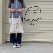 Túi nhỏ chất liệu thân thiện với môi trường in hình bánh pudding đáng yêu