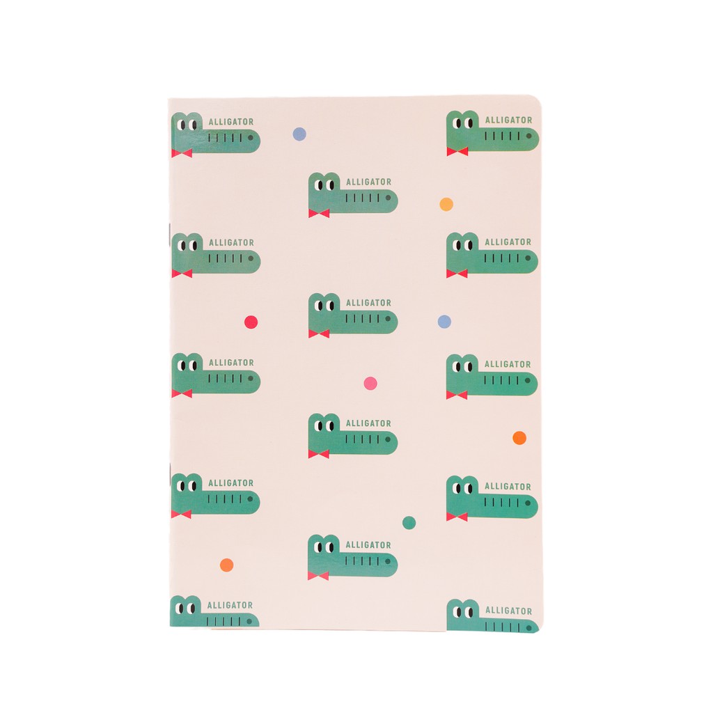 Vở kẻ ngang Crabit Zoo Cá sấu 80 trang - COmbo 2 cuốn