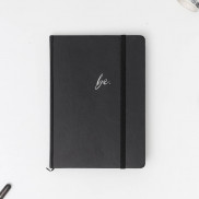 Sổ Dotgrid Đen Crabit - The Black Book 130GSM - Sổ tay ghi chép, sổ làm bullet journal - Sổ Be.