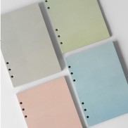 Ruột sổ còng A5 màu sắc Crabit - Giấy refill 6 lỗ ruột chấm dot