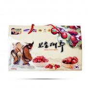 Táo Đỏ Sấy Khô Hàn Quốc Boeun Loess Jujube 1kg hộp vàng date 2023 (quà biếu sang chảnh)