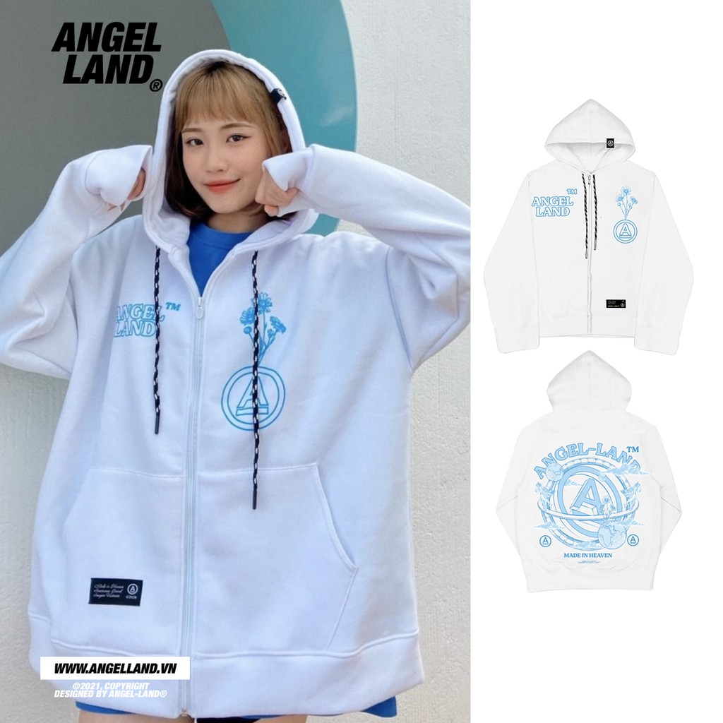 Áo Angel-land chính hãng A-Classic zip hoodie