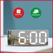 Đồng hồ led để bàn màn gương, hiển thị thời gian, nhiệt độ, chuông báo thức, cảm biến tự động mã G0712