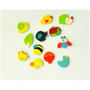 SET 12 CHIẾC nam châm dán tủ lạnh chất liệu gỗ đáng yêu giá siêu rẻ