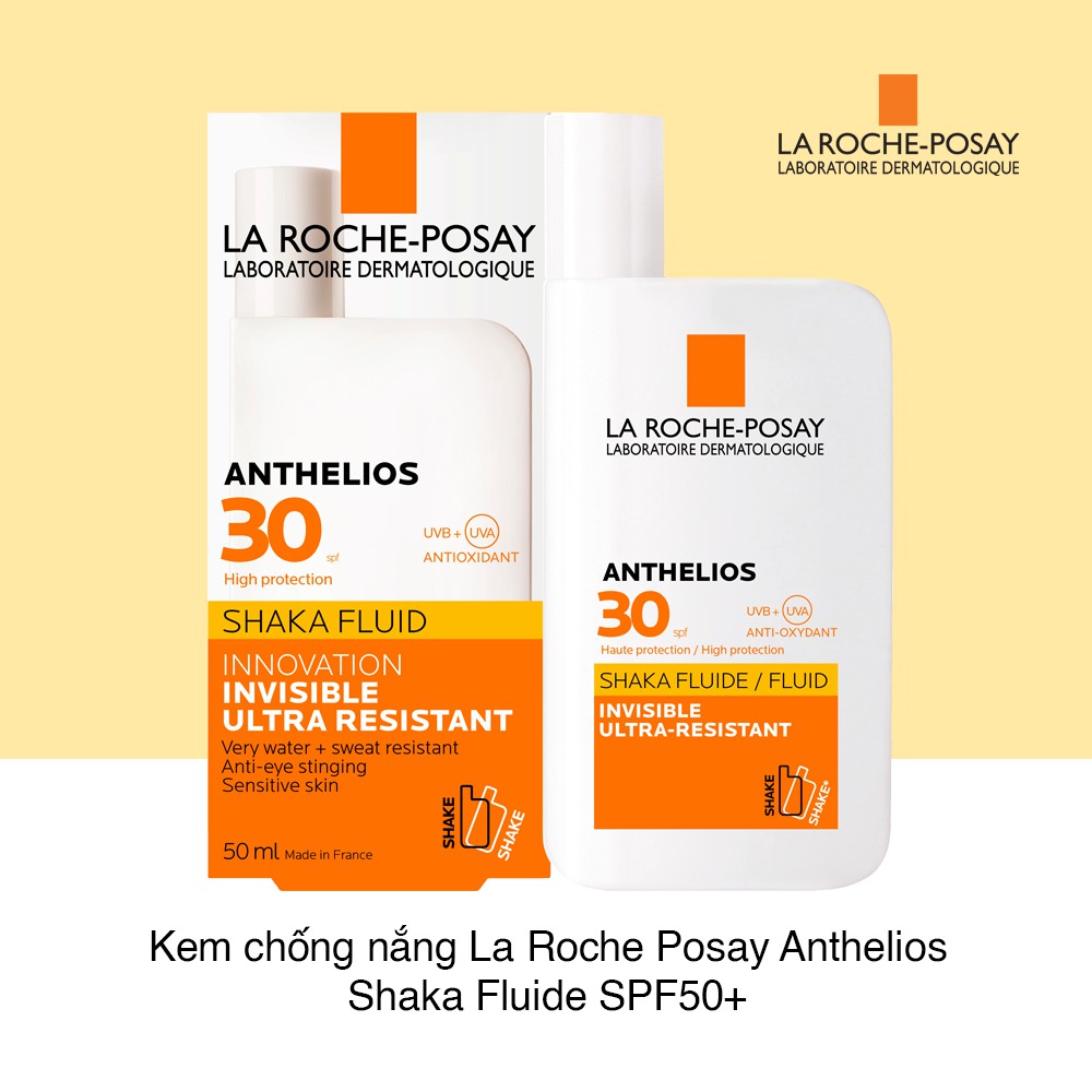 Kem Chống Nắng La Roche-Posay Anthelios Shaka Fluid Không Nhờn Rít SPF50+ (UVB + UVA) 50ml