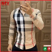 Áo sơ mi kẻ sọc NPV thời trang nam,áo sơ mi nam cao cấp phong cách nam tính 3 màu