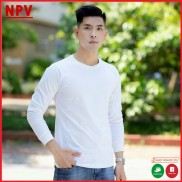 Áo thun nam tay dài NPV mặc thu đông giữ nhiệt chất cotton co giãn, áo giữ nhiệt dáng ôm 5 màu