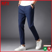 Quần kaki nam NPV chất liệu trẻ trung, quần thô nam dáng boby không xù 4 màu