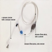 Bộ Bơm Tay Hút Đáy Mini - Phụ Kiện Vệ sinh bể cá cảnh, thuỷ sinh