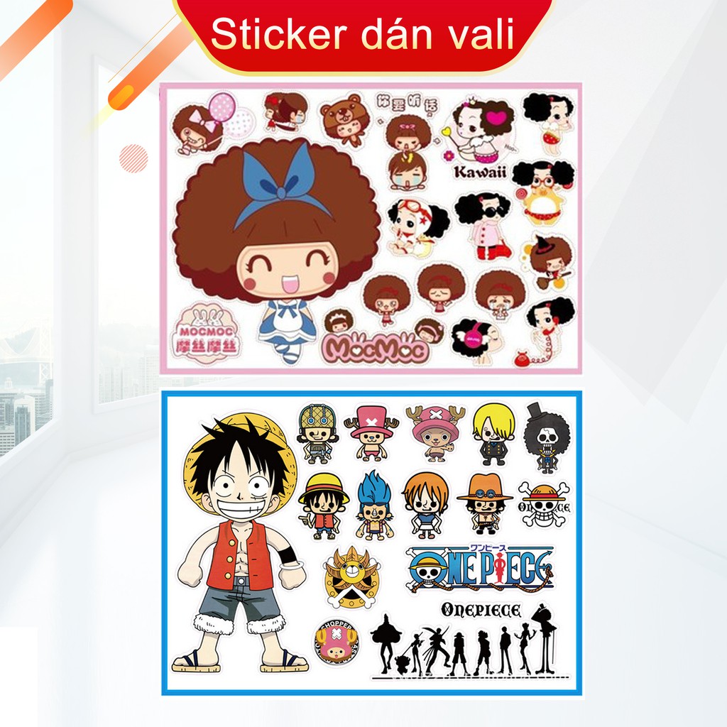 Sticker dán vali TZ09