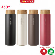 Bình giữ nhiệt Lock&Lock Flat LHC4227 400ml- Hàng chính hãng, nắp nhựa kiểu gỗ, ruột bằng thép không gỉ cao cấp- JoyMall