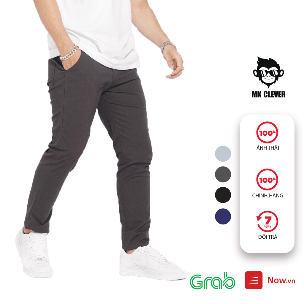 Quần đũi slim cạp chun,co giãn MK CLEVER