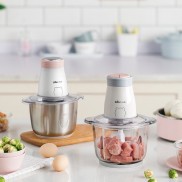 Máy xay thịt Bear cối inox 2L ( sẵn )
