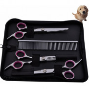 Bộ kéo cắt tỉa lông cho chó mèo (tặng kèm bao da đựng kéo)