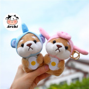 Móc khoá, móc cài balo hình chó shiba