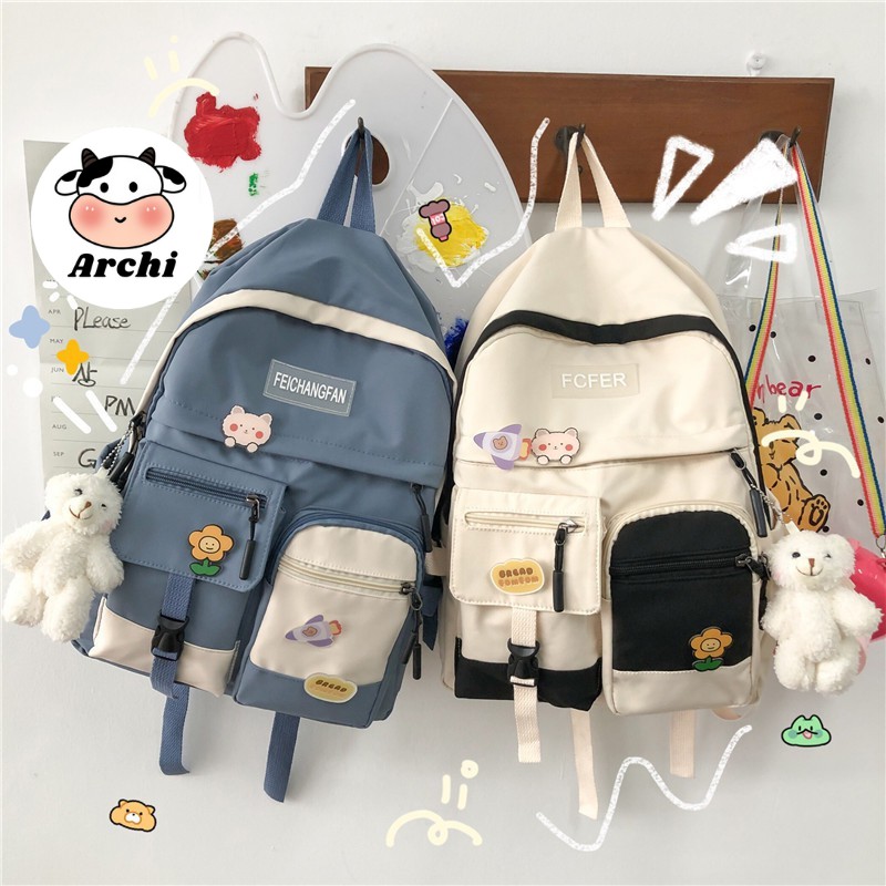 Balo ulzzang chống nước cao cấp NB