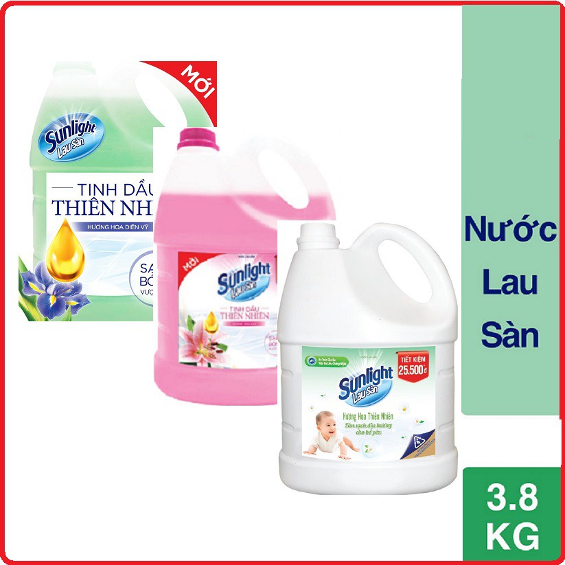 Nước Lau Sàn Sunlight Can 3,8kg