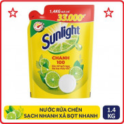 Nước rửa chén Sunlight Chanh túi 1.4kg