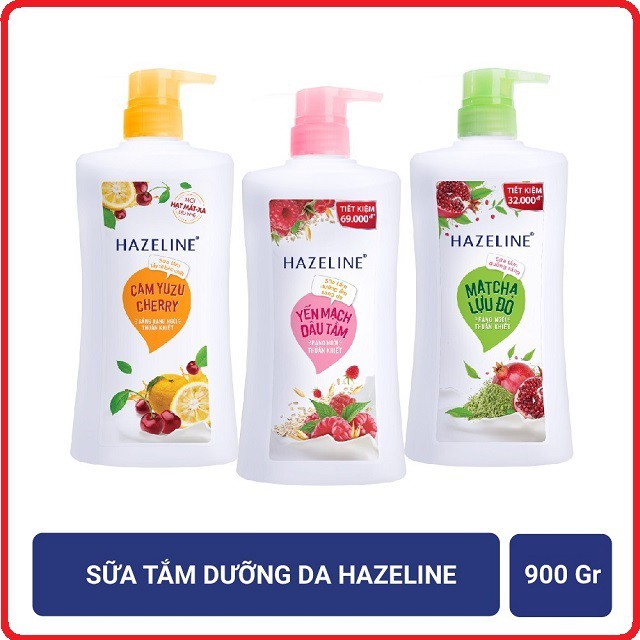 Sữa tắm dưỡng da Hazeline 900gr (Chai)