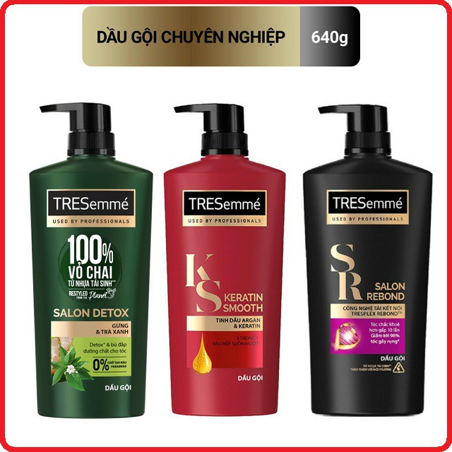Dầu Gội TRESemmé Chai 640g