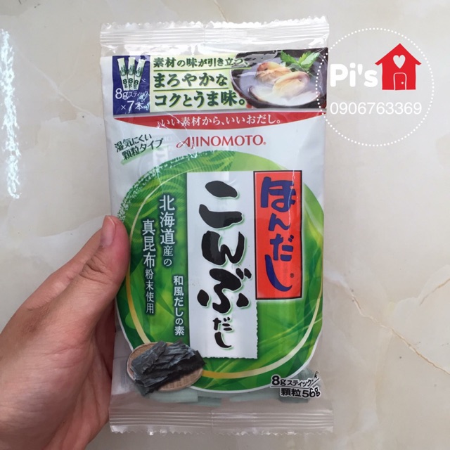 (HCM) Hạt nêm rong biển Ajinomoto gói 56g/112g Nhật