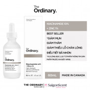  Serum giảm mụn The Ordinary / Niacinamide 10% + Zinc 1% / 60mL