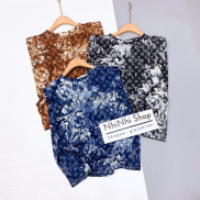 Áo thun sát nách loang đệm vai siêu đẹp AT1210 - NhiNhi Shop