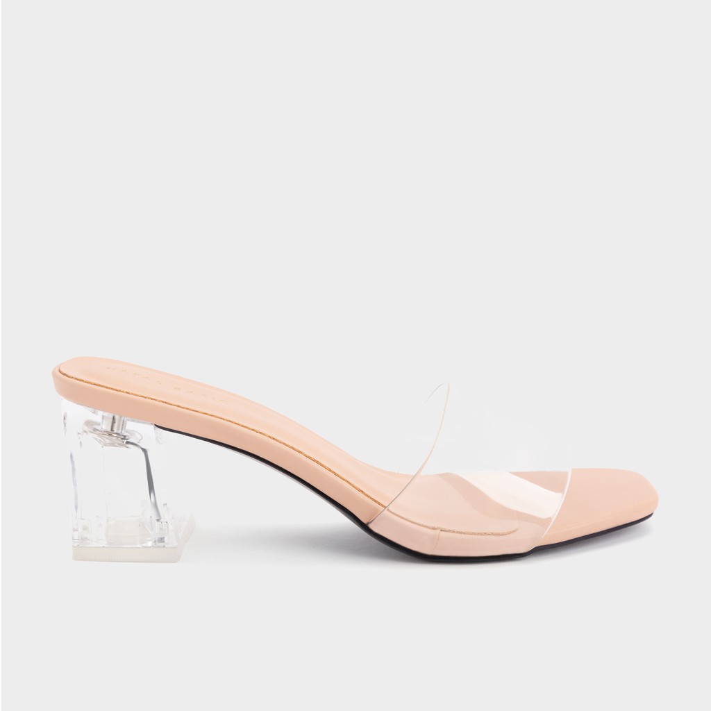 Giày Cao Gót Nữ Đế Vuông Quai Trong Gót Vuông 5Phân HAPAS - CG5556