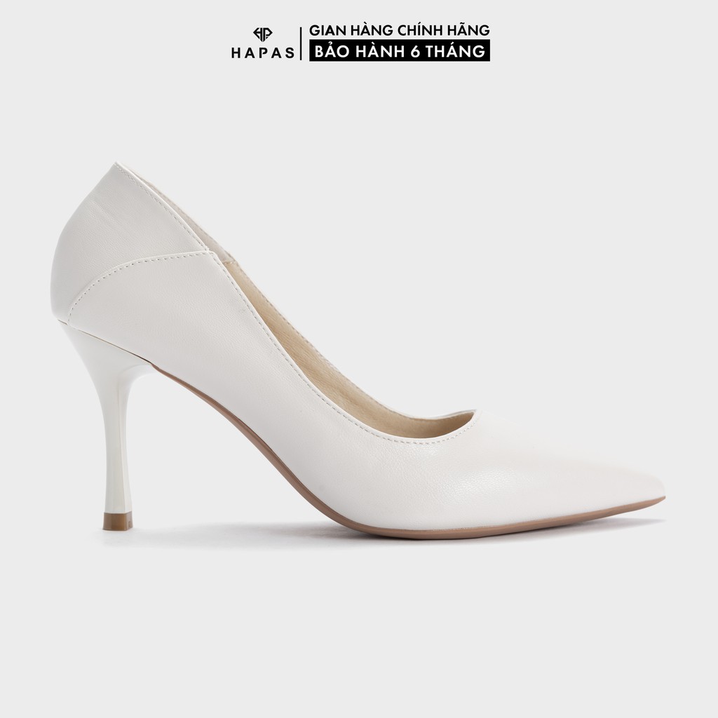 Giày Cao Gót Nữ Đế Vuông Da Mịn Mũi Nhọn 7Phân HAPAS - CG7796