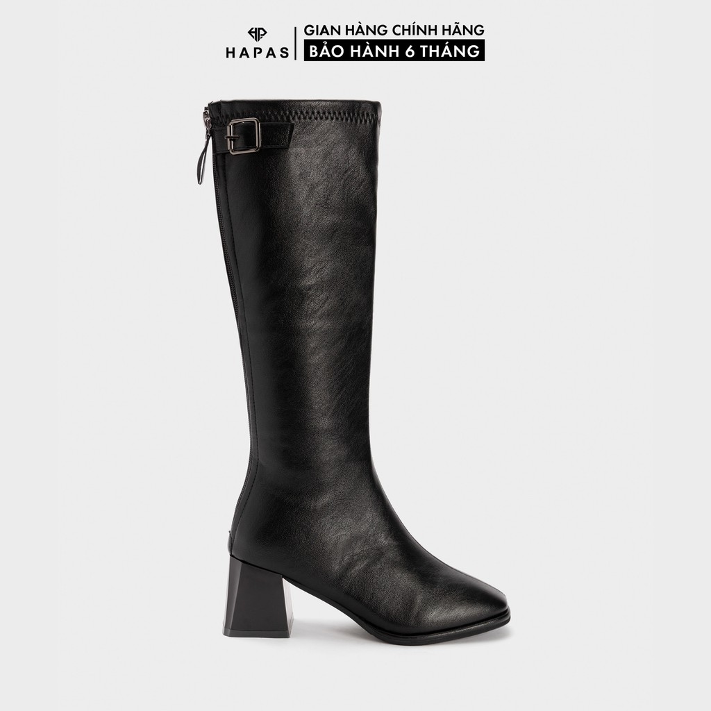 Giầy Bốt Nữ Boot Đùi Khoá Gài 5Phân HAPAS - BOT538