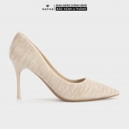 Giày Cao Gót Nữ Mũi Nhọn Xếp Ly 9Phân HAPAS - CG9944