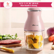  Máy xay đa năng cối thủy tinh Bear 0,6L cho bé ăn dặm và gia đình