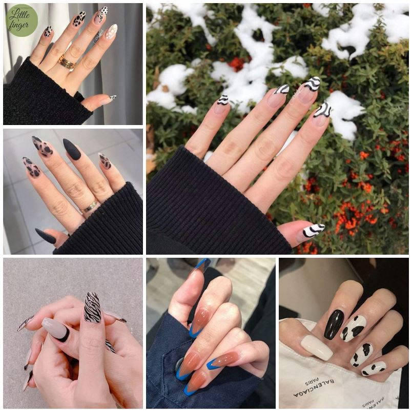 Set 24 Móng Tay Giả Thời Trang Cho Nữ