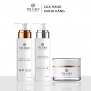Bộ sản phẩm dưỡng trắng VIP02 bao gồm 1 kem ủ  toàn thân 100ml, 1 kem dưỡng body 100ml, 1 kem dưỡng da mặt 10g