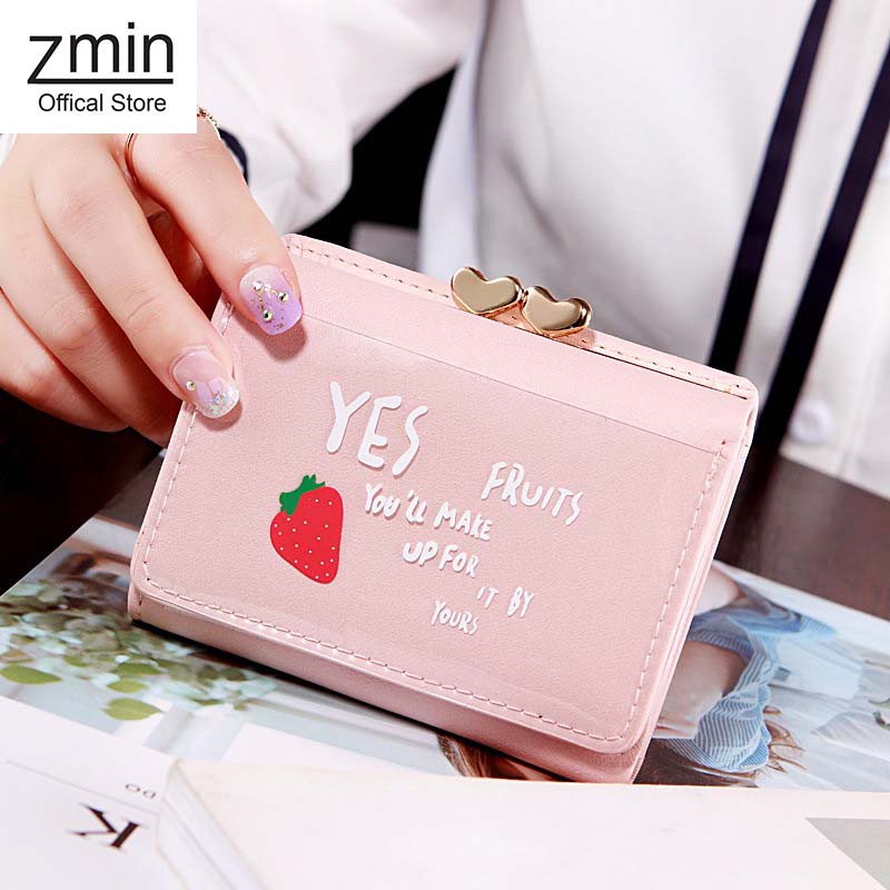 Ví nữ mini cầm tay Zmin, chất liệu cao cấp có thể bỏ túi - V004