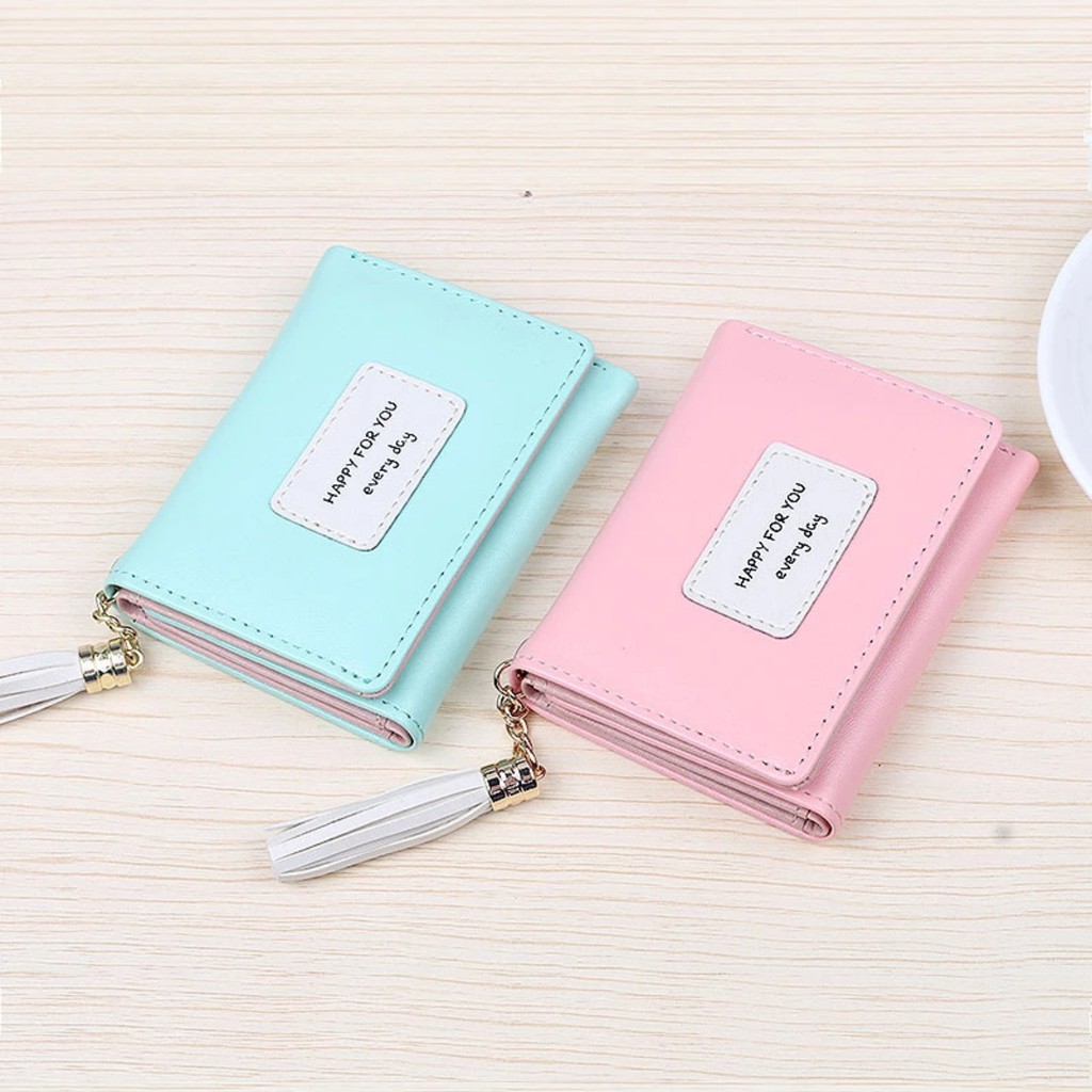 Ví nữ mini cầm tay Zmin, chất liệu cao cấp có thể bỏ túi - V003
