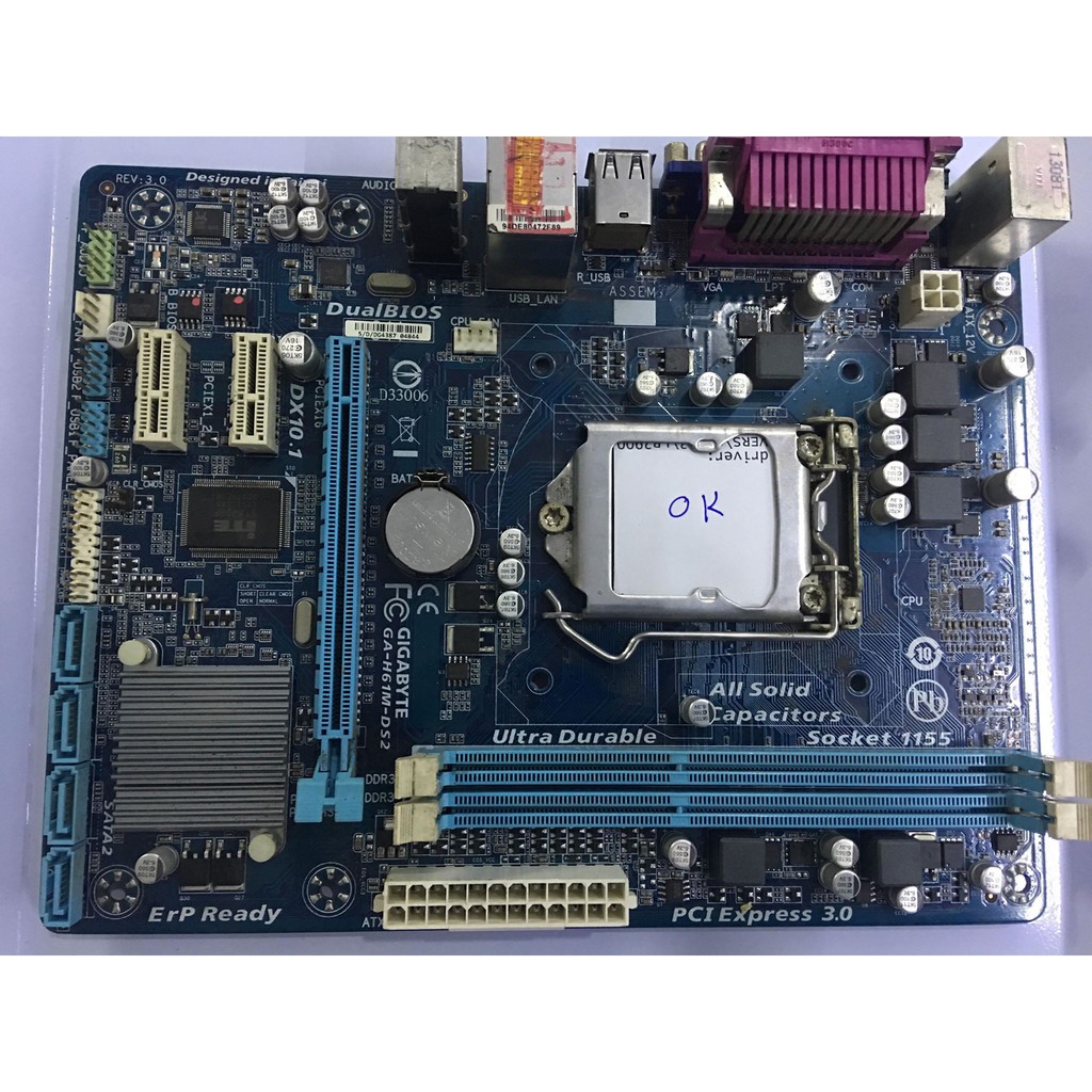 Main Gigabyte H61 DS2