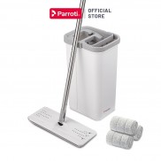 Bộ lau nhà tự vắt thông minh, chổi lau nhà thông minh, 3 miếng lau - Parroti Pro PR01