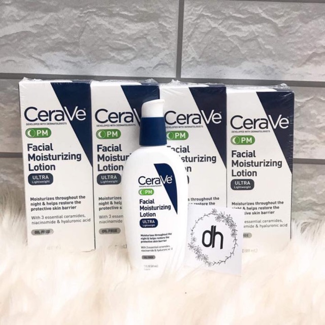 Kem dưỡng CeraVe Facial Moisturizing Lotion PM