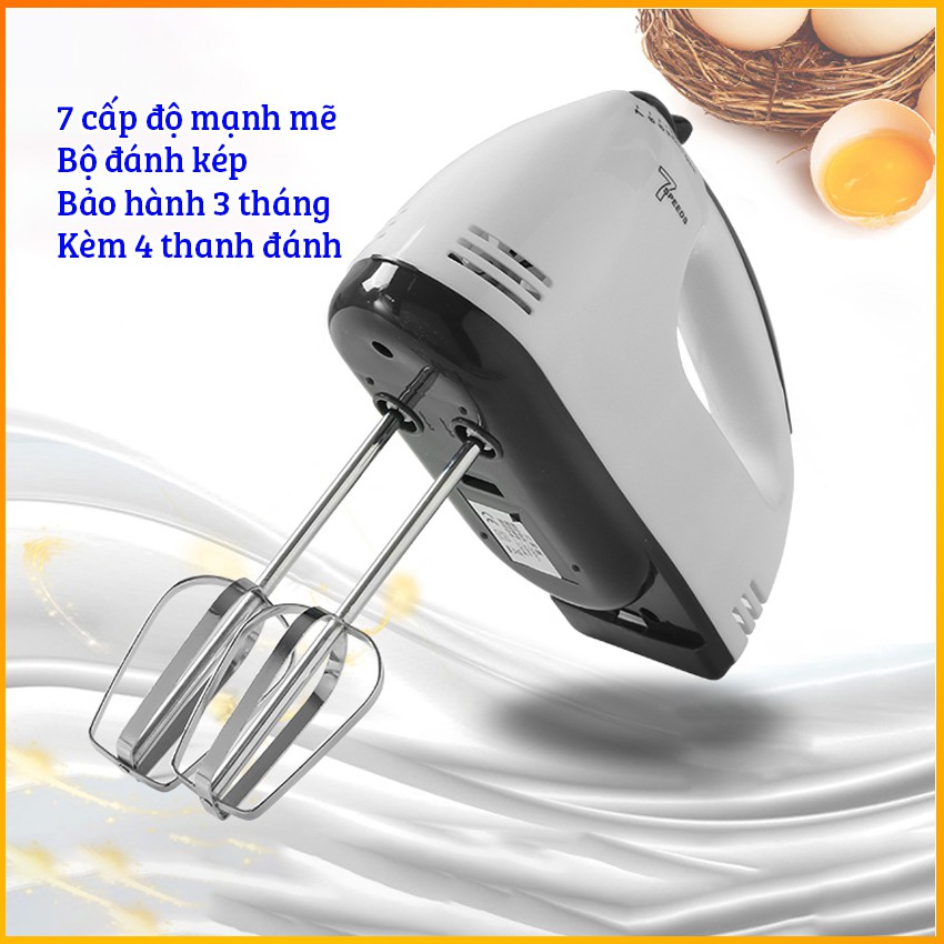 Máy đánh trứng - máy trộn bột 7 cấp độ công xuất 180w - Mian Mart
